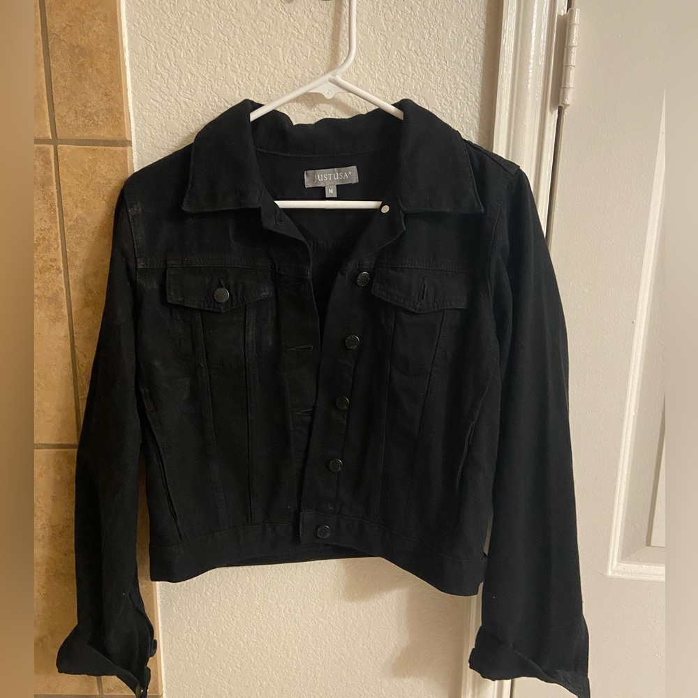 Black Jean Jacket